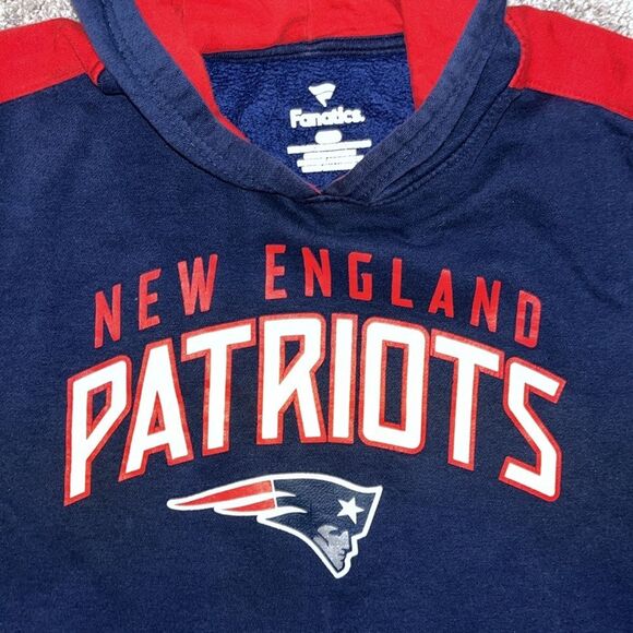 New England Patriots NFL Fanatics Hoodie hooded sweatshirt jacket pullover M - Picture 2 of 2